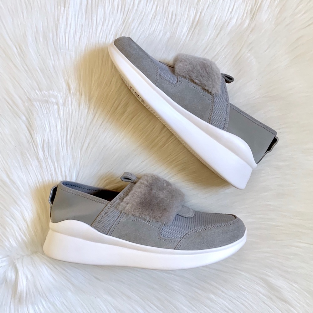 UGG Seal Pico Sneaker With Genuine Shearling Trim - Picture 4 of 6